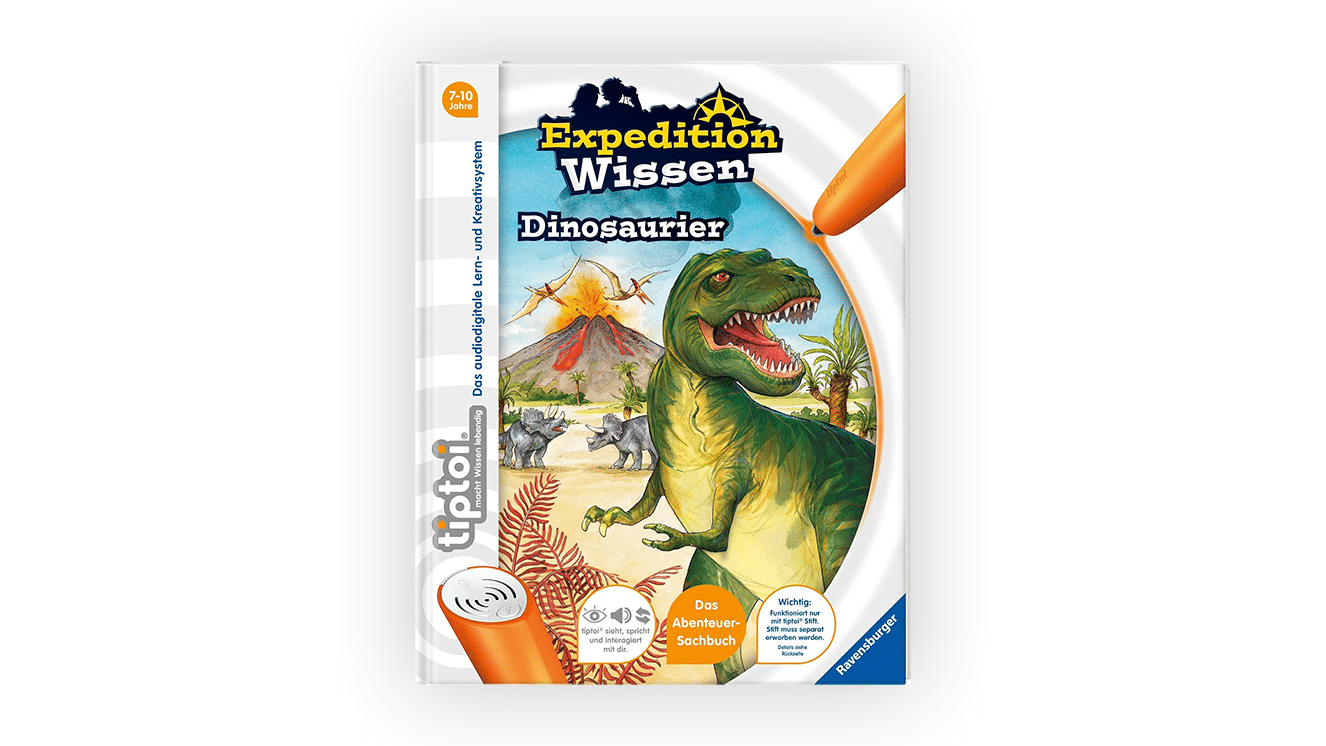 Copertina del libro di tiptoi® Expedition Knowledge - Dinosauri