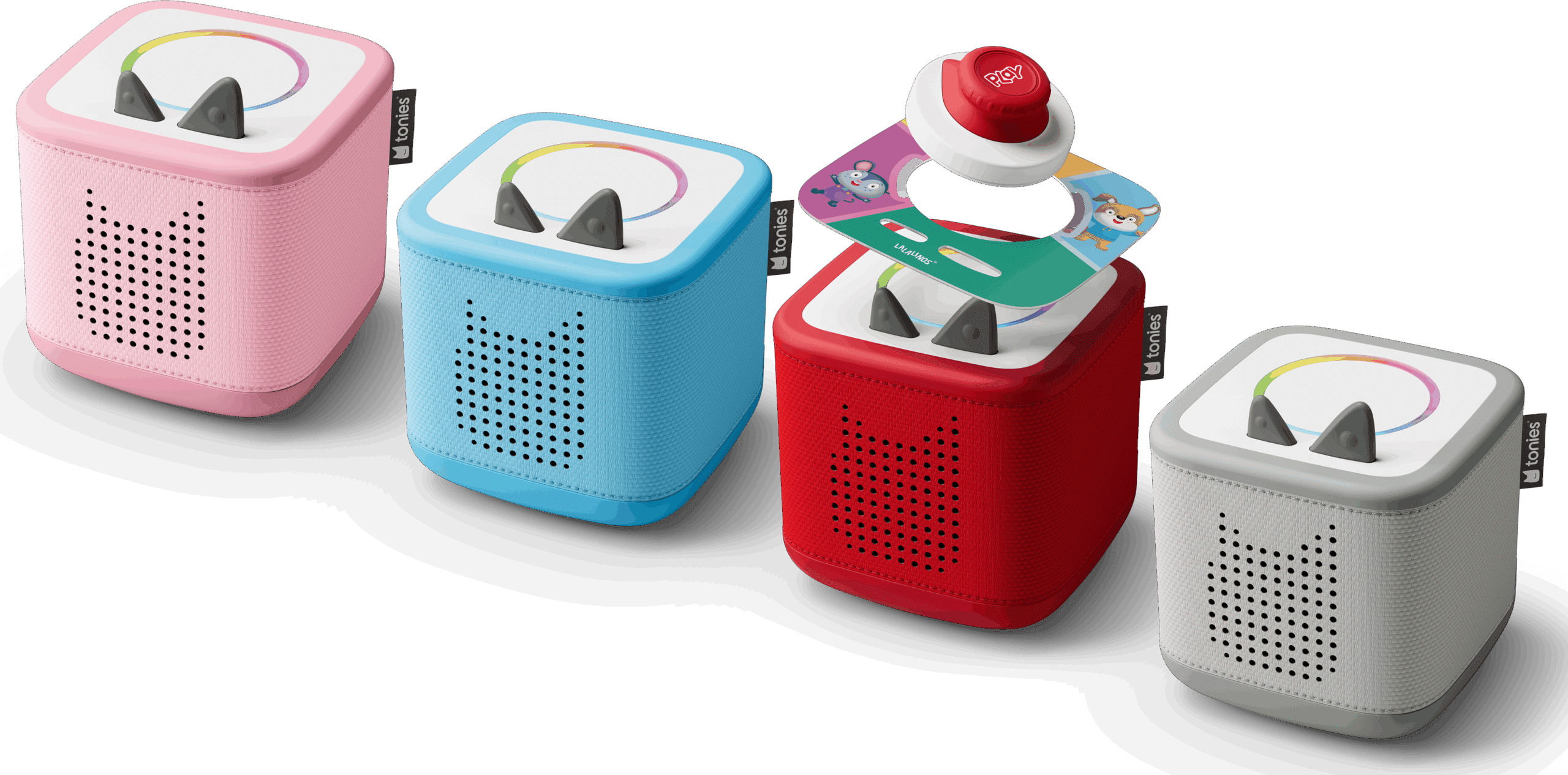 Quattro diverse versioni di colore del Toniebox 2